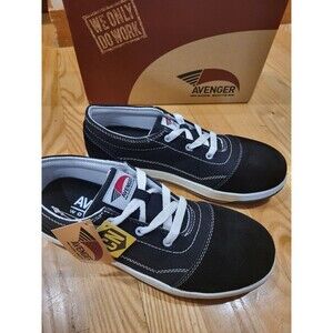 Avenger A230 Women's Safety Toe Work Sneaker Size 8M Slip Resistant Lace Up New